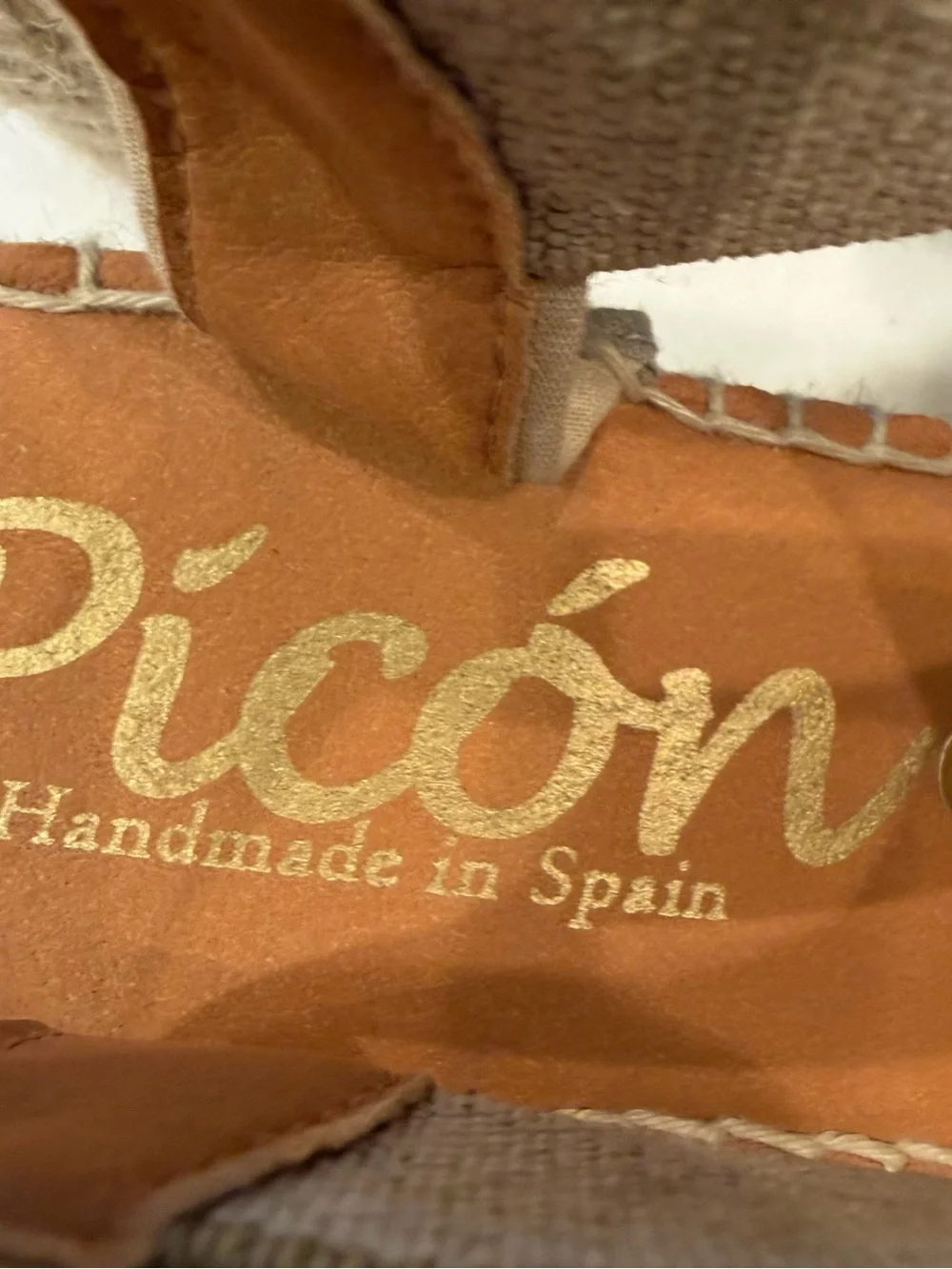 Picon Women’s Multi Color Wedge Espadrilles Handmade Sz 8 NEW